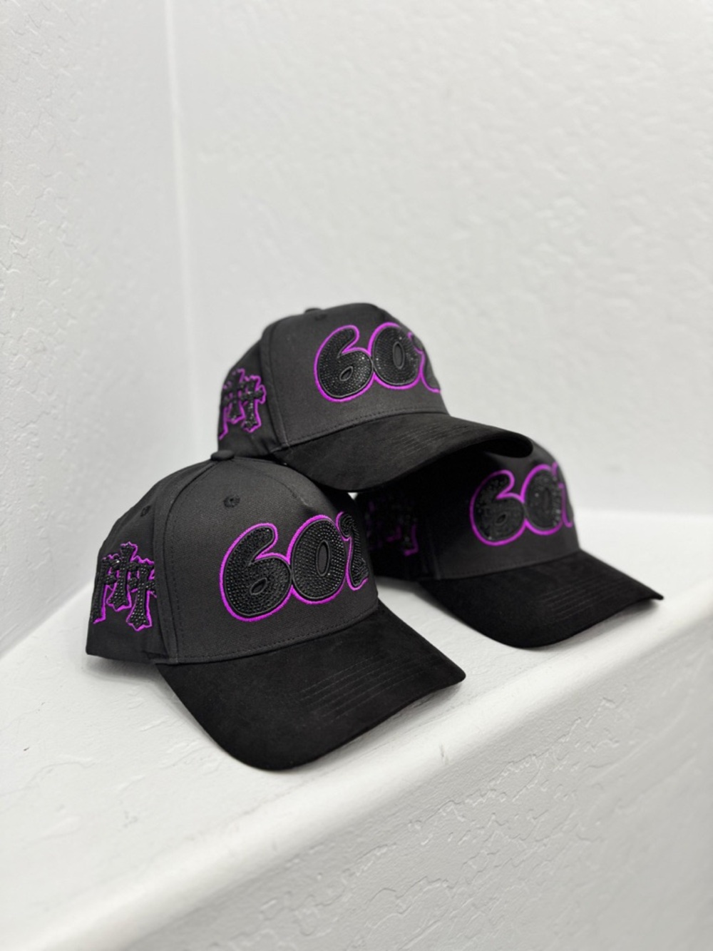 Black Cap with Purple “602” AZ